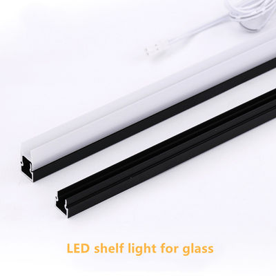 Moderno Superficie montata Single Glass Shelf Cabinet Illuminazione Caldo Bianco Led Glass Shelf Light