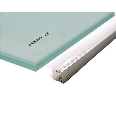 Moderno Superficie montata Single Glass Shelf Cabinet Illuminazione Caldo Bianco Led Glass Shelf Light