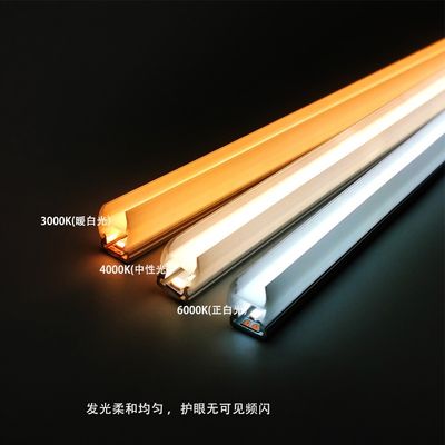 Moderno Superficie montata Single Glass Shelf Cabinet Illuminazione Caldo Bianco Led Glass Shelf Light
