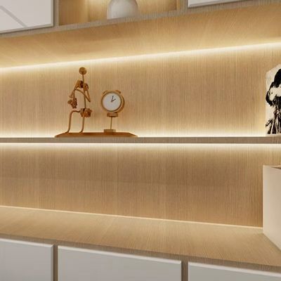 Display cabinet con sensore di movimento con luce a LED