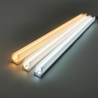 Luce per armadi di alluminio 12V in bianco caldo per gioielli e vetrine