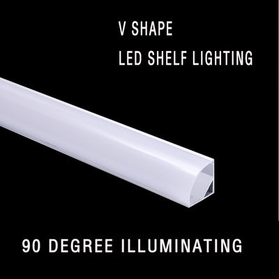 Moderne lampade per armadi di alluminio anodizzato montate sulla superficie