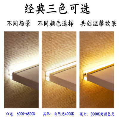 Facile installazione montatura a parete Aluminio LED Light Cabinet con cavo 200CM