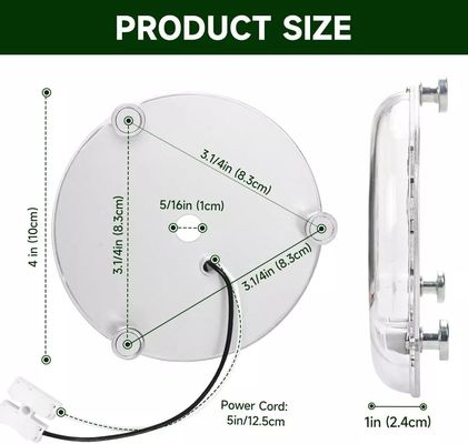 120V 15W driverless Dia 100mm LED Light per Led Fan Light con certificato ETL sostituzione di soffitto di ventole LED
