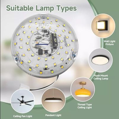 120V 15W driverless Dia 100mm LED Light per Led Fan Light con certificato ETL sostituzione di soffitto di ventole LED