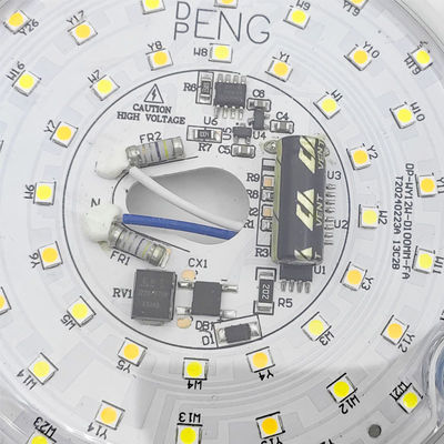 Dia100mm Round Pcb Board 12w 15w AC 110V 120V 230V 3.93' Retrofit Light Kit per soffitto Lampada a scarico di soffitto Ventilatore Lampada di sostituzione pannello PCB 18W 3000K 6000K 1800LM 120V CRI90 Dimmabile