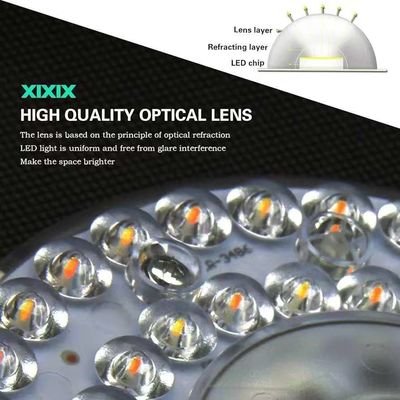 Dia125mm Round Pcb Board 4.9'' LED Retrofit Light Kit 22W Colore 3CCT 3000K/4500K/6000K CRI90 Per il soffitto di ventole di luce di sostituzione pannello PCB soffitto di luce LED Retrofit Kit120V 2200LM