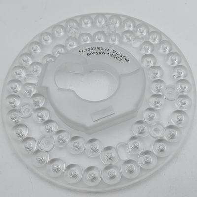 Dia125mm 4.9inch 24W LED Ceiling Fan Light Kit Retrofit Ceiling Light Replacement Kit 5CCT 3000K 3500K 4000K 5000K 6000K Regolabile 12W 18W 24W Switch, 2800LM 120V ETL 2 4 Watt