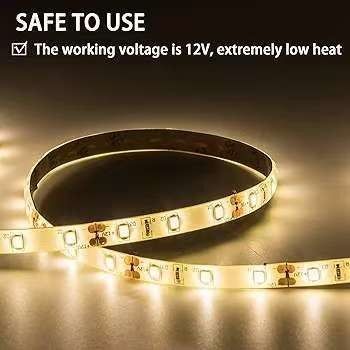 Flessibili luci a strisce a LED 600 unità LED strisce a LED impermeabile 12 Volt strisce di luce a LED pacchetto di 16,4 piedi/5m per festa di vacanza casa interno decorazione esterna impermeabile bianco 1 pacchetto
