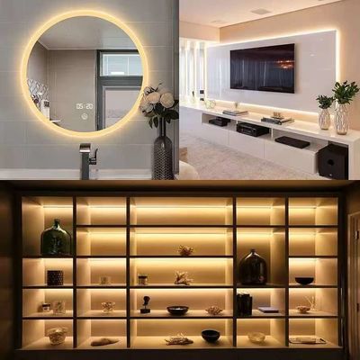 Flessibili luci a strisce a LED 600 unità LED strisce a LED impermeabile 12 Volt strisce di luce a LED pacchetto di 16,4 piedi/5m per festa di vacanza casa interno decorazione esterna impermeabile bianco 1 pacchetto