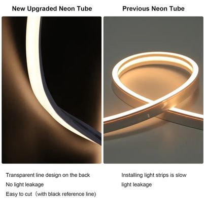 Luci a banda di neon a diodo flessibile in silicone personalizzate 2700k-5700k Neon RGBW Luci a neon a LED