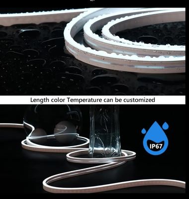Luci a banda di neon a diodo flessibile in silicone personalizzate 2700k-5700k Neon RGBW Luci a neon a LED