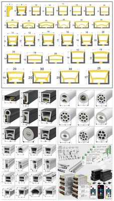 Luci a banda di neon a diodo flessibile in silicone personalizzate 2700k-5700k Neon RGBW Luci a neon a LED