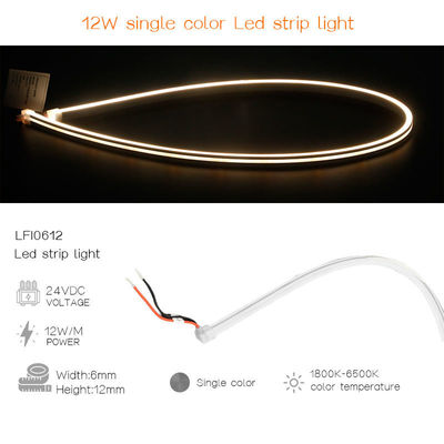 24V/12V.DC 10W Custom Flexible Neon Light Strip Per Decorazione della stanza del soffitto Armadio Illuminazione al neon