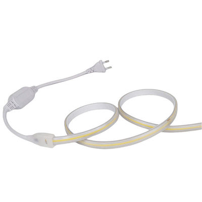 110V 220V a prova d'acqua COB LED Light Strip Con Colla PVC Personalizzabile Blu / Ghiaccio Blu / Bianco / Verde / Viola / Oro / Rosa