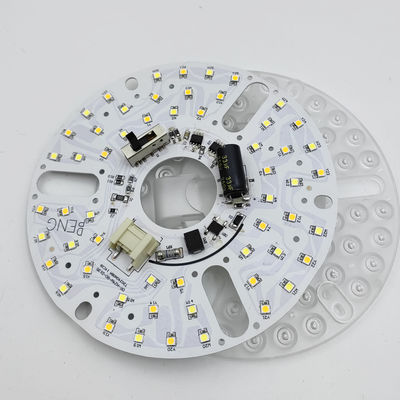 5.3 ̊ Luce a LED universale per ventilatore di soffitto sostituzione di ventilatore di soffitto montato a scarico Luce di soffitto, 22W 5CCT 3000K 4000K 6000K 1500LM CRI90 Dimmabile