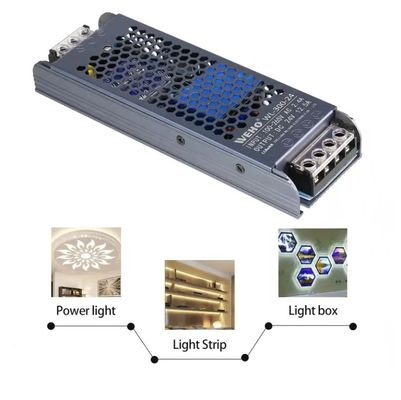 AC To DC Fornitore di alimentazione ultra sottile e sottile 12V/24V 60W 100W 150W LED Driver Switching Power Supply per Led Strip Light Tin Box