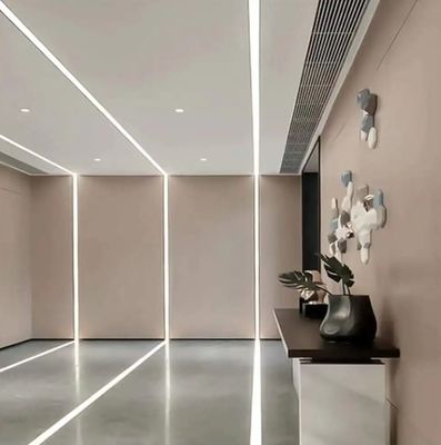 Profili di alluminio anodizzante per strisce a led canale di alluminio a led intonacato