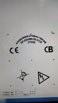 Sostituzione della luce del ventilatore di soffitto a LED: nuovi prodotti: dia125mm monocolore 2700K, certificato CE ROHS ERP approvato