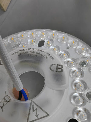 Sostituzione della luce del ventilatore di soffitto a LED: nuovi prodotti: dia125mm monocolore 2700K, certificato CE ROHS ERP approvato