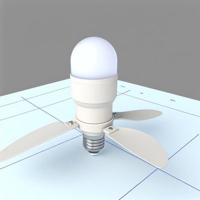 Sostituzione della luce del ventilatore di soffitto a LED con chip INGAN, 1200 lumens, 3000K