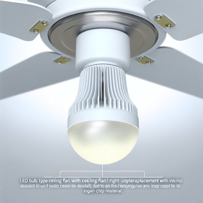 Sostituzione della luce del ventilatore di soffitto a LED con chip INGAN, 1200 lumens, 3000K