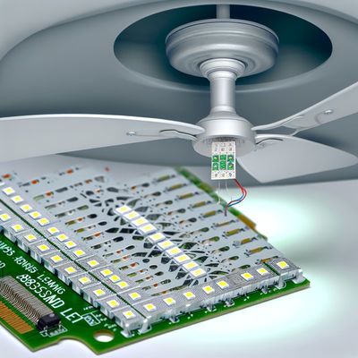 Sostituzione luce LED per ventilatore da soffitto - PCB in alluminio, LED 2835SMD, 3000K