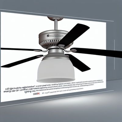 Sostituzione luce LED per ventilatore da soffitto universale - 3000K, certificato Energy Star