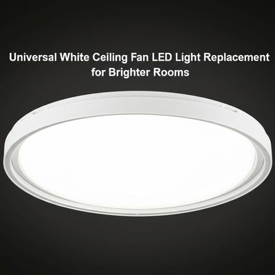 Sostituzione LED per ventilatore da soffitto bianco universale per stanze più luminose
