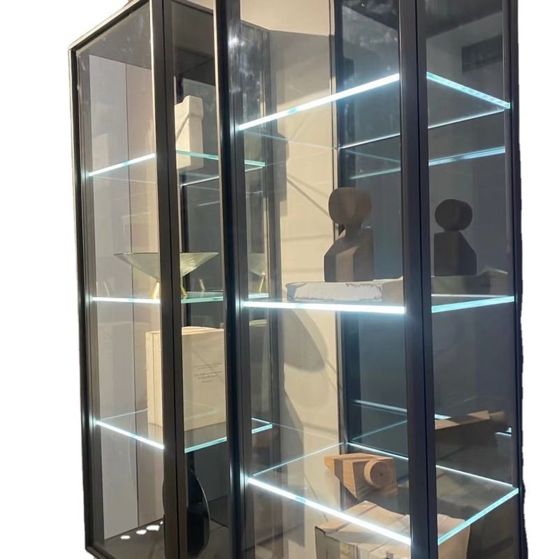 Moderno Superficie montata Single Glass Shelf Cabinet Illuminazione Caldo Bianco Led Glass Shelf Light