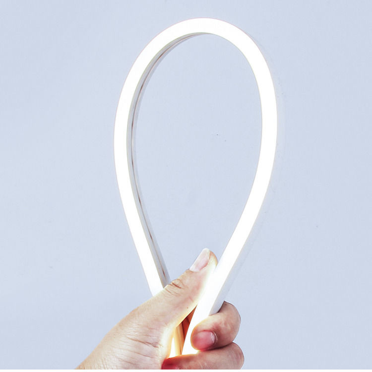 1000lm DC 12V IP55 Silicone LED Strip Light per decorazioni esterne / interne