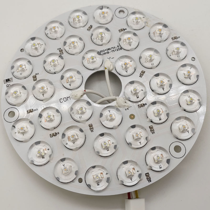 Protezione da sovratensioni ad alta luminosità 3KV Tre colori 9-25W Fan Light Exchange LED DOB Module Ceiling Fan Light Replacement