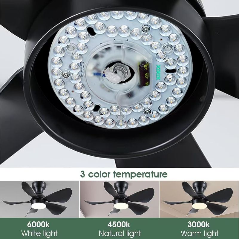Dia125mm Round Pcb Board 4.9'' LED Retrofit Light Kit 22W Colore 3000K/4500K/6000K CRI90 Per il pannello di sostituzione della luce del ventilatore del soffitto PCB,Light del soffitto LED Retrofit Kit,120V 2200LM,