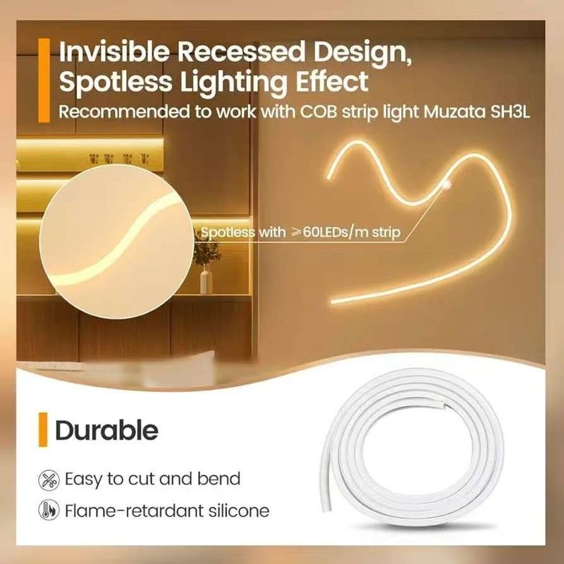 DIY Decorazione RGB Neon Strip Light Tubes Custom 12v 24v SFflessibile Neon Strip Light Per Decorazione di vacanza Silicone IP67 Acquaproof Outdoor Neon Light