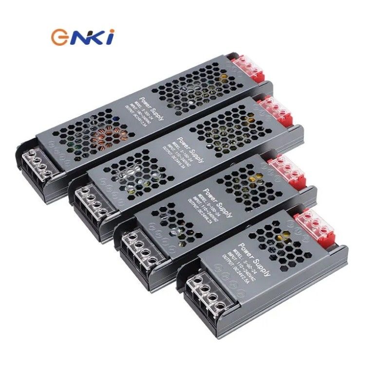 Fornitore di alimentazione ultra sottile e sottile 12V/24V 60W 100W 150W LED Driver Switch Power Supply per Led Strip Light Tin Box