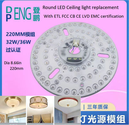 220mm dimmabile rotondo LED luce di soffitto sostituzione 120v Aluminum PCB BOARD Circuito PCBA per la luce di soffitto