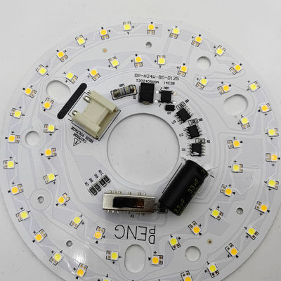 Dia125mm 4.9inch 24W LED Ceiling Fan Light Kit Retrofit Ceiling Light Replacement Kit 5CCT 3000K 3500K 4000K 5000K 6000K Regolabile 12W 18W 24W Switch, 2800LM 120V ETL 2 4 Watt