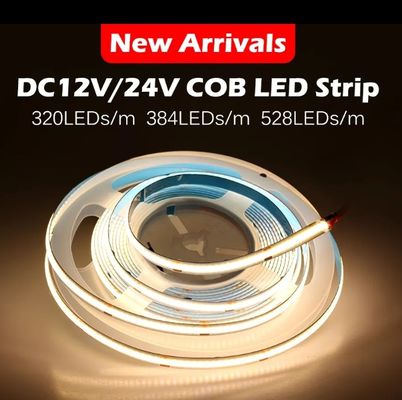COB Strip Light Car Led Strip Light 320led 384led 480led 528led 768leds RGB COB Led Strip Light Per Profilo In Alluminio