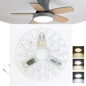 Moduli LED ERP Rosh 5CCT 12W/18W/24W DIP Switch Ventilatore di luce di soffitto con Witch Power Sostituisce il modulo LED