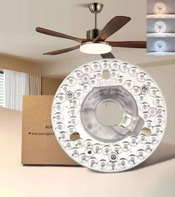 4.92  Universal Ceiling Fan Led Light Sostituzione di Ceiling Fan Flush Mount Ceiling Light, 18W 3CCT 3000K 4000K 6000K 1500LM CRI90 Dimmable Affordable Solution per Hampton Bay Harbor Breeze Hunter
