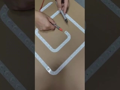 Fabbricazione di luci SMD LED PCB Modulo 230v sostitutivo Lenti quadrate LED Modulo di luce per soffitto